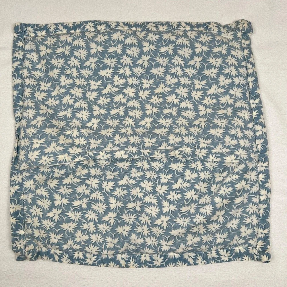 Lot 3 Laura Ashley Lifestyles Pillow Shams Cases Blue White Stripes Floral Poppy